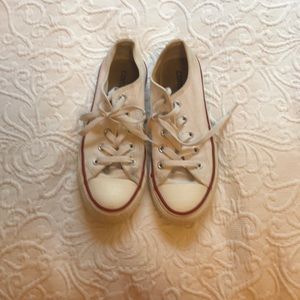 White Converse Low Tops